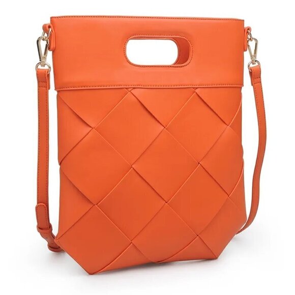 Urban Expressions Handbags - Urban Expressions Rosie Orange Crossbody Bag NWT